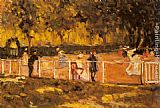 Marguerite Rousseau A Game of Tennis painting